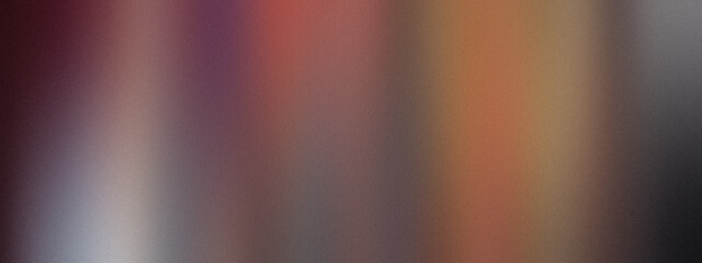 Blurred multicolor gradient background with smooth vertical tonal transitions, noise effect