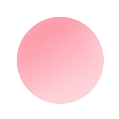 Pink gradient circle isolated on white background raster illustration