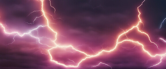 Cartoon lightning effect Game or comic book colorful energy phaser lightnings