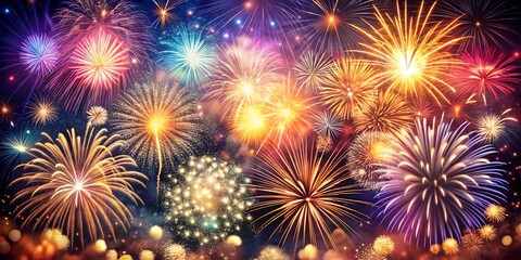 abstract fireworks background fireworks new year's eve
