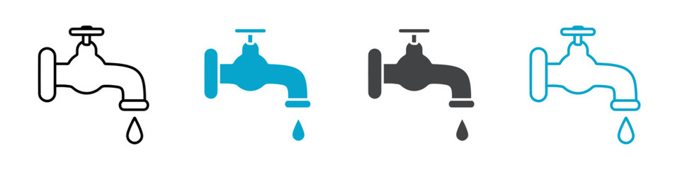 tap icon Vector outline sign