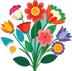 flower vector png image. 