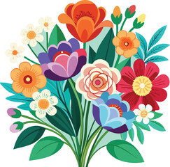 flower vector png image. 