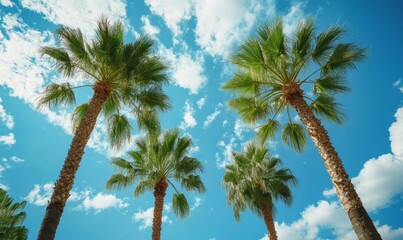 Palm Trees and Blue Skies