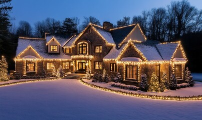 Holiday lights extravaganza transform your home with stunning light displays and garlands