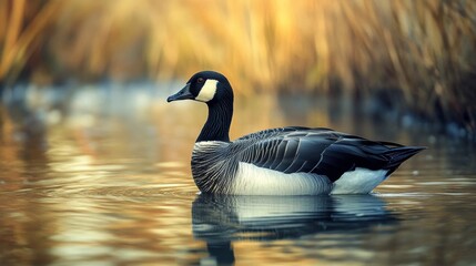 Obraz premium Barnacle Goose: Zingst, Germany