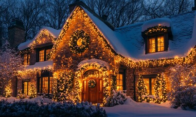 Holiday lights extravaganza transform your home with stunning light displays and garlands