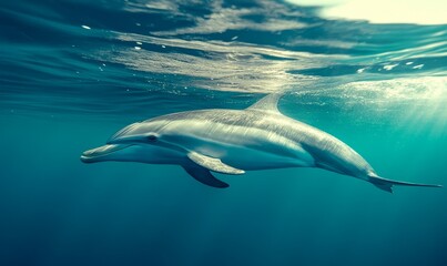 Fototapeta premium Indian Bottlenose Dolphin