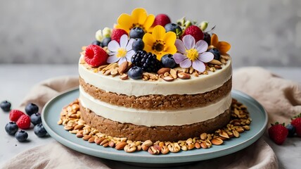 chocolate cake with icing