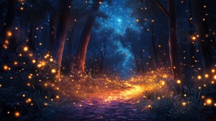 Fototapeta premium Enchanted Forest Path
