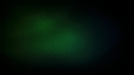 An abstract gradient background with deep black and vibrant green hues, featuring a grainy texture. Ideal for sleek modern designs, banners, and dark-themed wallpapers