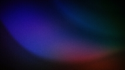 An abstract gradient background blending vibrant blue, purple, green, and red hues with a grainy texture. Ideal for dynamic, modern designs, wallpapers, and banners