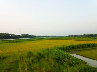 Beautiful landscape in Bangladesh south Asia