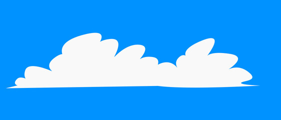 set of clouds element  for illustration decoration white sky with other variant