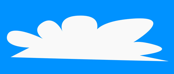 set of clouds element  for illustration decoration white sky with other variant