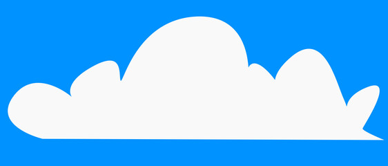 set of clouds element  for illustration decoration white sky with other variant