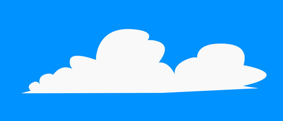 set of clouds element  for illustration decoration white sky with other variant