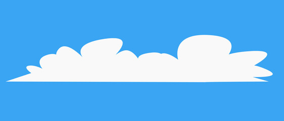 set of clouds element  for illustration decoration white sky with other variant