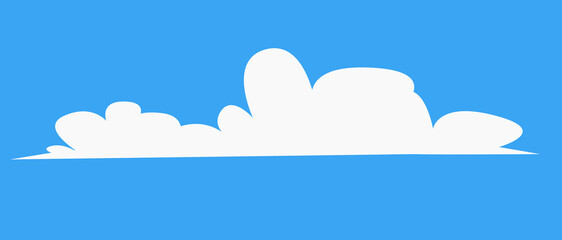 set of clouds element  for illustration decoration white sky with other variant