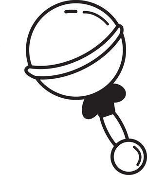 recommend clip art: illustration icon of a baby toy