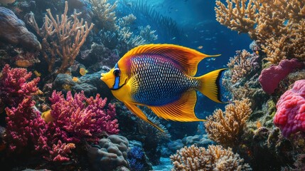 Obraz premium Vibrant Reef Fish