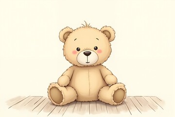 Hand-Drawn Teddy