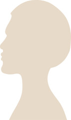 Side Profile Man Portrait Silhouette