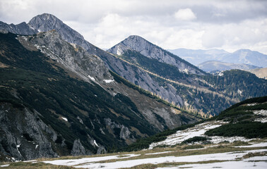 mountain peak in the Austrian Rax Alps