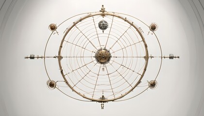Obraz premium Intricate Celestial Orrery Device