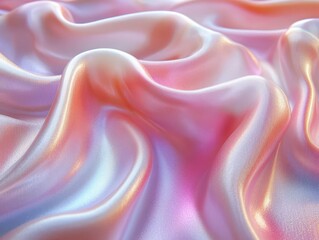 Fototapeta premium soft pearl gradient background that shifts seamlessly into pastel hues, creating an aesthetic holographic effect, perfect for modern digital design or serene wallpaper, evoking calm and beauty