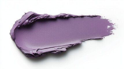 a single, elegant swatch of aurora lilac lipstick on white background, with soft color gradients and subtle sheen to highlight the texture and glossiness of lip makeup