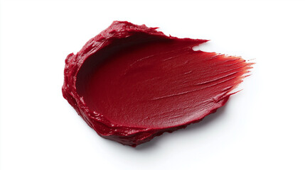 a single, elegant swatch of sun-dried tomato pesto on a white background, with soft color gradients and a subtle sheen to highlight the texture and glossiness of the pesto