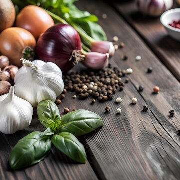 garlic and pepper