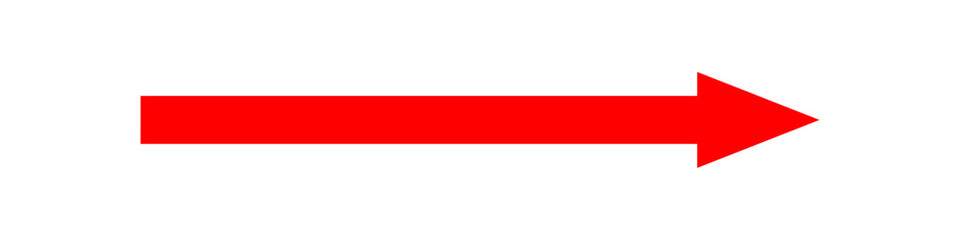 arrows red icon on white background. 