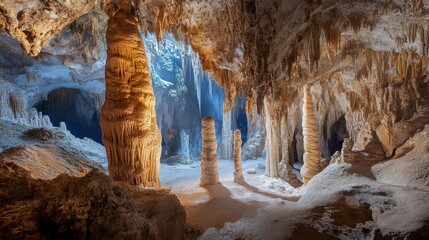 Bulgarian Magura cave scene