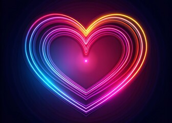 Stylish heart outline vector, ideal for romantic projects, love letters, and Valentine's Day designs. Perfect for