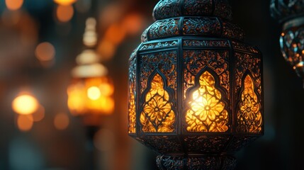Ornate Lantern with Intricate Details