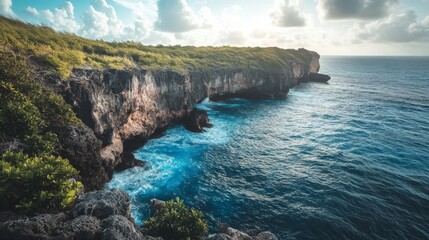 Curacao island panorama