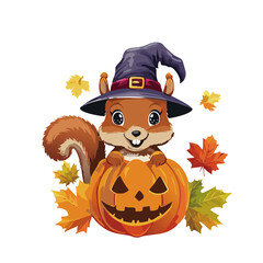 ハロウィンのリス