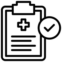 Fototapeta premium Health Report Icon