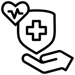 Obraz premium Health Insurance Icon