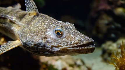 Close-Up of a Fish with Striking Eye