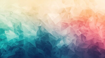 Fototapeta premium Abstract polygonal background with a gradient of colors.