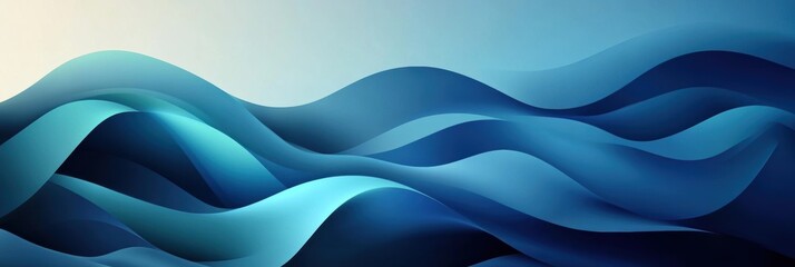 Fototapeta premium Abstract curves illustration flat vector of sea tide. Background.
