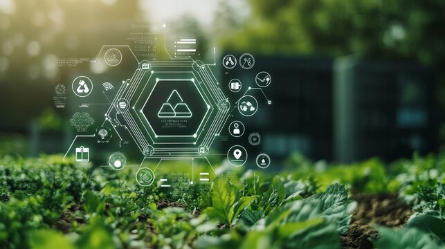 Digital platforms tracking the lifecycle of products, helping companies optimize recycling and resource management in a circular economy.