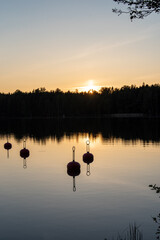 sunrise on the lake