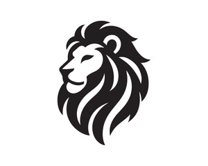 Lion Head Logo Design Vector illustration