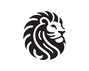 Lion Head Logo Design Vector illustration