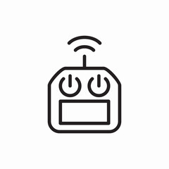 controller drone icon sign vector