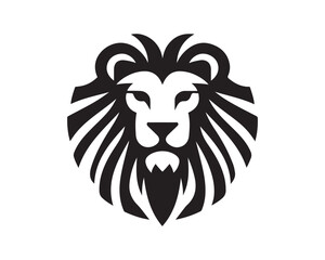 Lion logo design vector template. lion head logo design icon vector illustration